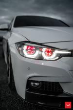 BMW M3 Sedan on Vossen Wheels (HF-1) 2018 года